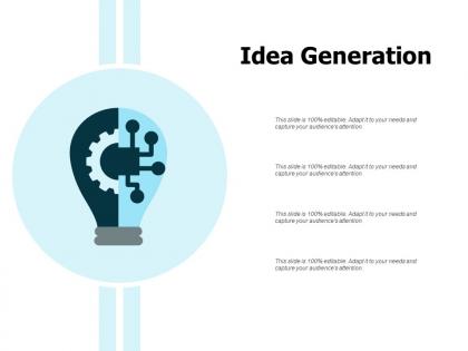 Idea generation innovation management l453 ppt powerpoint presentation show