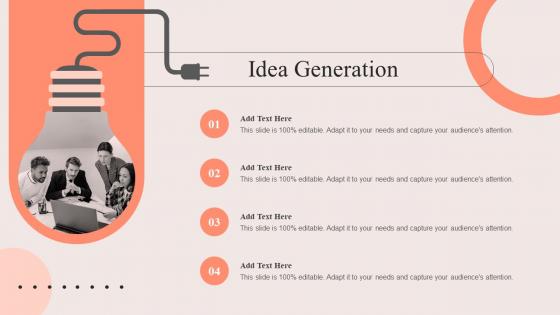 Idea Generation PDCA Stages For Improving Sales Process Ppt Icon Background Designs