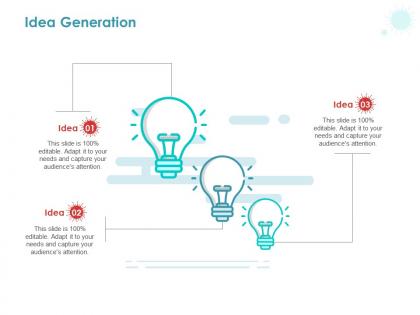 Idea generation ppt powerpoint presentation pictures structure