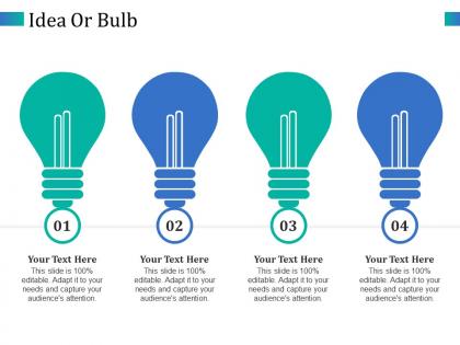 Idea or bulb ppt outline designs download