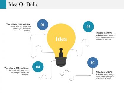 Idea or bulb ppt outline outfit