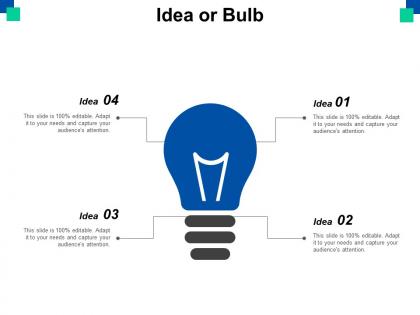 Idea or bulb technology ppt powerpoint presentation diagram images