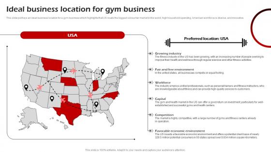 Ideal Business Location For Gym Business Fitness Center Business Plan BP SS
