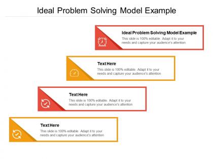 Ideal problem solving model example ppt powerpoint presentation slides picture cpb