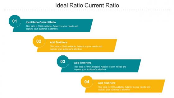 Ideal Ratio Current Ratio Ppt Powerpoint Presentation File Slides Cpb
