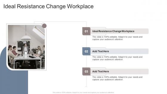 Ideal Resistance Change Workplace In Powerpoint And Google Slides Cpb