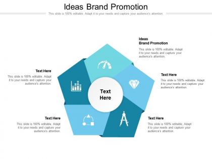 Ideas brand promotion ppt powerpoint presentation model slides cpb