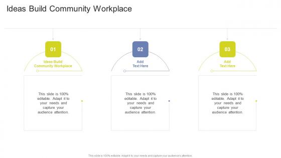 Ideas Build Community Workplace In Powerpoint And Google Slides Cpb