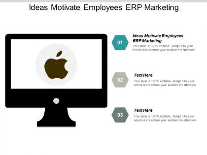Ideas motivate employees erp marketing ppt powerpoint presentation diagram images cpb