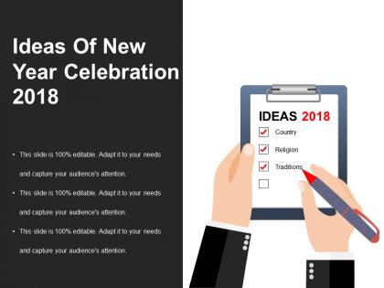 Ideas of new year celebration powerpoint templates