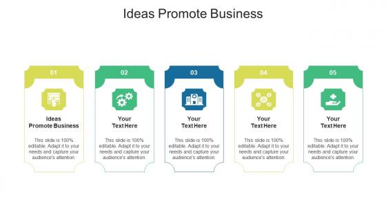 Ideas promote business ppt powerpoint presentation layouts samples cpb