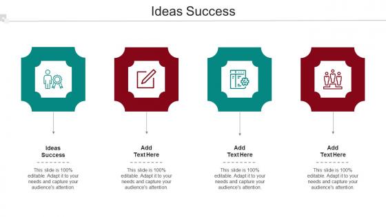 Ideas Success Ppt Powerpoint Presentation Icon Example Introduction Cpb