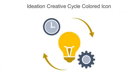 Ideation Creative Cycle Colored Icon In Powerpoint Pptx Png And Editable Eps Format