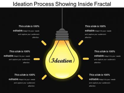 Ideation process showing inside fractal