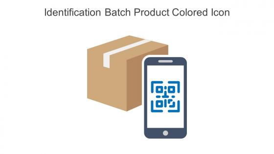 Identification Batch Product Colored Icon In Powerpoint Pptx Png And Editable Eps Format