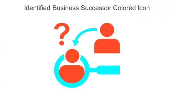 Identified Business Successor Colored Icon In Powerpoint Pptx Png And Editable Eps Format