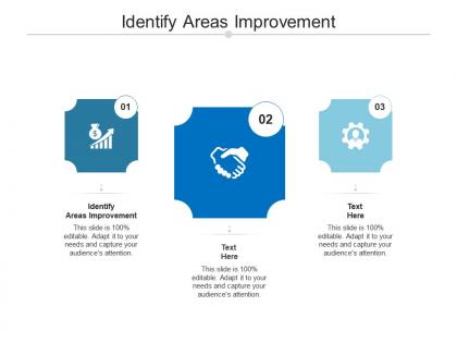 Identify areas improvement ppt powerpoint presentation professional format ideas cpb