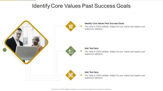 Identify Core Values Past Success Goals In Powerpoint And Google Slides Cpb