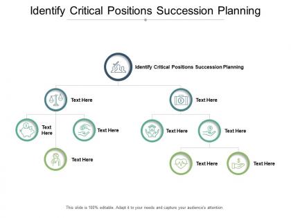 Identify critical positions succession planning ppt powerpoint presentation gallery cpb
