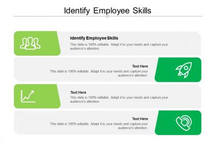 Identify employee skills ppt powerpoint presentation infographic template background image cpb