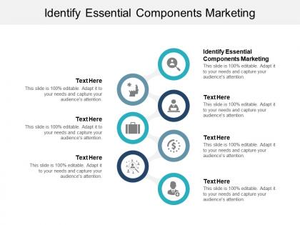 Identify essential components marketing ppt powerpoint presentation file slides cpb