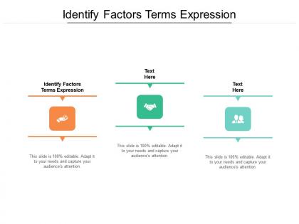 Identify factors terms expression ppt powerpoint presentation styles graphic images cpb
