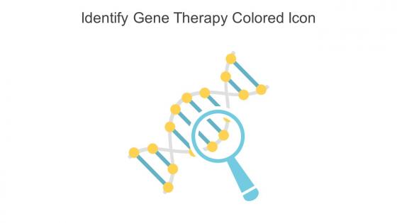 Identify Gene Therapy Colored Icon In Powerpoint Pptx Png And Editable Eps Format