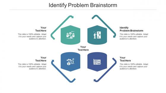 Identify problem brainstorm ppt powerpoint presentation outline example introduction cpb