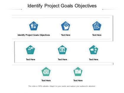Identify project goals objectives ppt powerpoint presentation model icon cpb