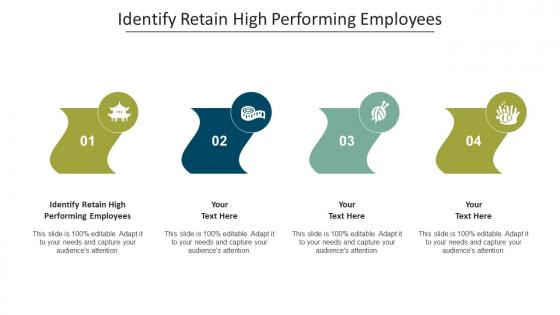Identify Retain High Performing Employees Ppt Powerpoint Presentation Professional Example Cpb