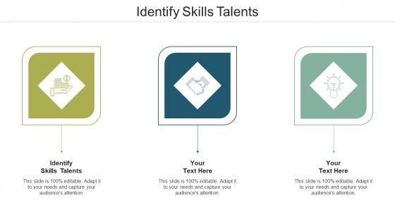 Identify skills talents ppt powerpoint presentation ideas visuals cpb