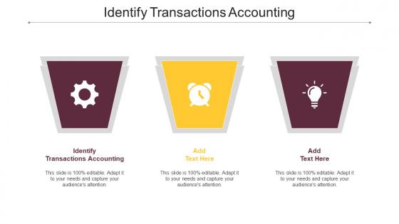 Identify Transactions Accounting Ppt Powerpoint Presentation Ideas Gallery Cpb