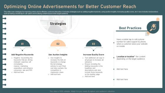 Identifying And Optimizing Customer Touchpoints Optimizing Online Advertisements For Better Customer Reach