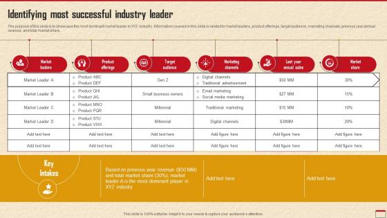 Identifying Most Successful Industry Leader How To Develop Robust Direct MKT SS V