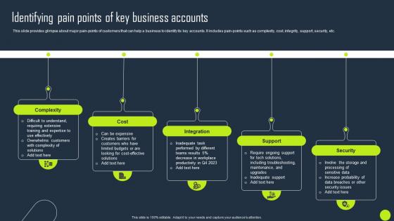 Identifying Pain Points Of Key Business Accounts Key Business Account Planning Strategy SS