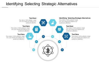 Identifying selecting strategic alternatives ppt powerpoint presentation pictures icon cpb
