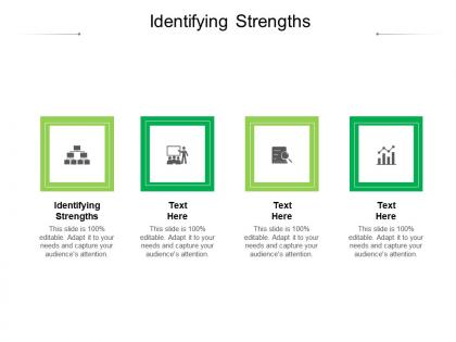 Identifying strengths ppt powerpoint presentation layouts slideshow cpb