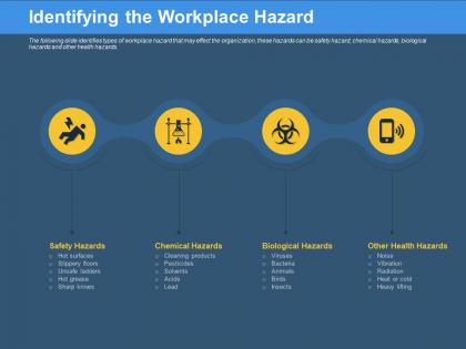 Identifying the workplace hazard insects ppt powerpoint presentation summary portrait