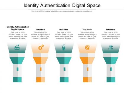 Identity authentication digital space ppt powerpoint presentation show designs cpb