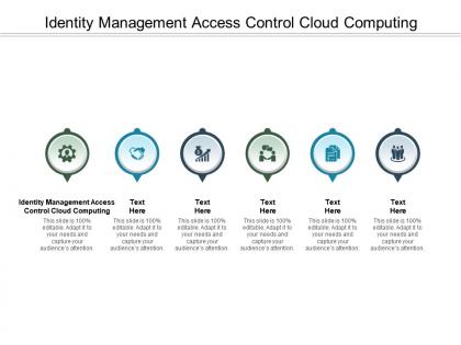 Identity management access control cloud computing ppt powerpoint presentation model outfit cpb