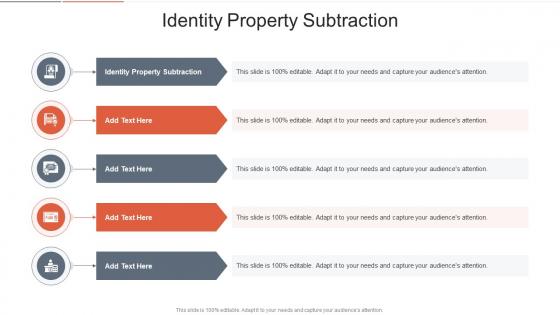 Identity Property Subtraction In Powerpoint And Google Slides Cpb