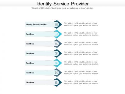 Identity service provider ppt powerpoint presentation ideas topics cpb