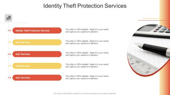 Identity Theft Protection Services In Powerpoint And Google Slides Cpb