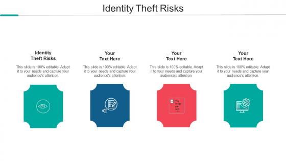 Identity Theft Risks Ppt Powerpoint Presentation Model Inspiration Cpb