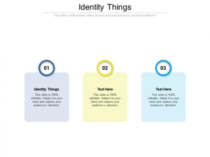 Identity things ppt powerpoint presentation file graphic tips cpb
