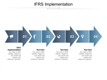 Ifrs implementation ppt powerpoint presentation model format ideas cpb
