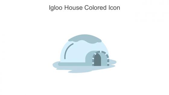 Igloo House Colored Icon In Powerpoint Pptx Png And Editable Eps Format