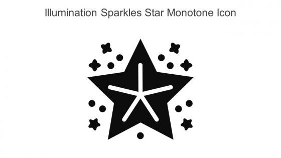Illumination Sparkles Star Monotone Icon In Powerpoint Pptx Png And Editable Eps Format