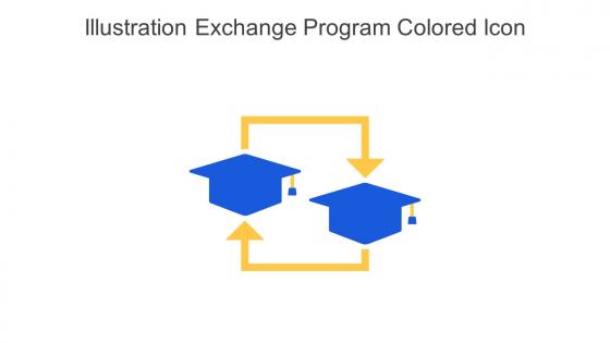 Illustration Exchange Program Colored Icon In Powerpoint Pptx Png And Editable Eps Format