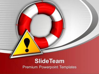 Illustration of rescue icons powerpoint templates ppt themes and graphics 0113